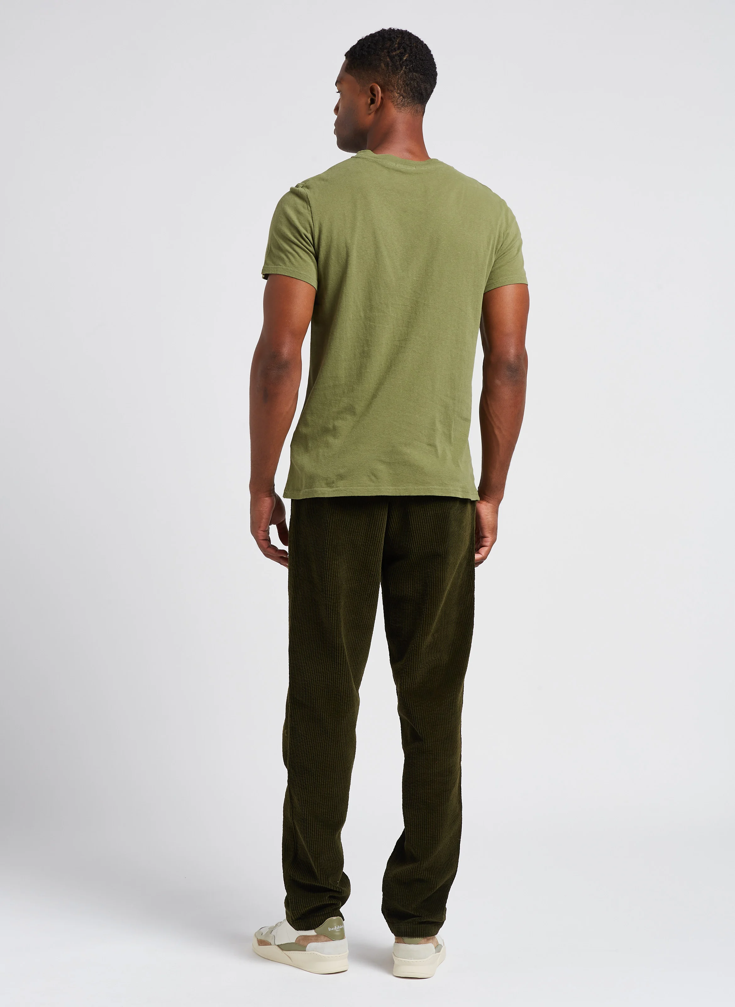 GAMIPY - Tee-shirt col rond en coton | Vert