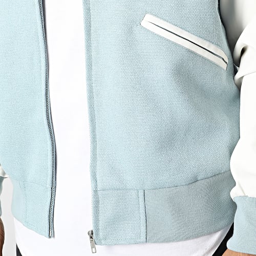 Veste Zippée Turquoise