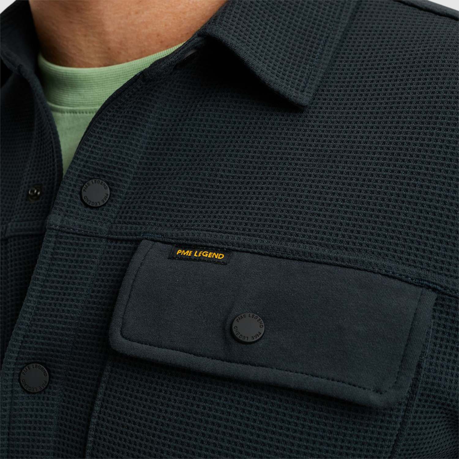 PME Legend  Long Sleeve Shirt Waffle Double Face Jersey