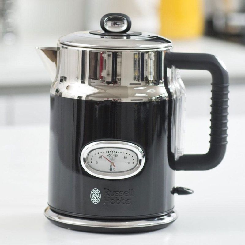 Russell Hobbs - 21671-70 - Waterkoker - Zwart - Materiaal: Staal