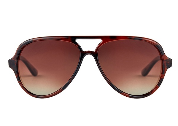 Lunettes de soleil Aviator en écaille de tortue Fortis Eyewear