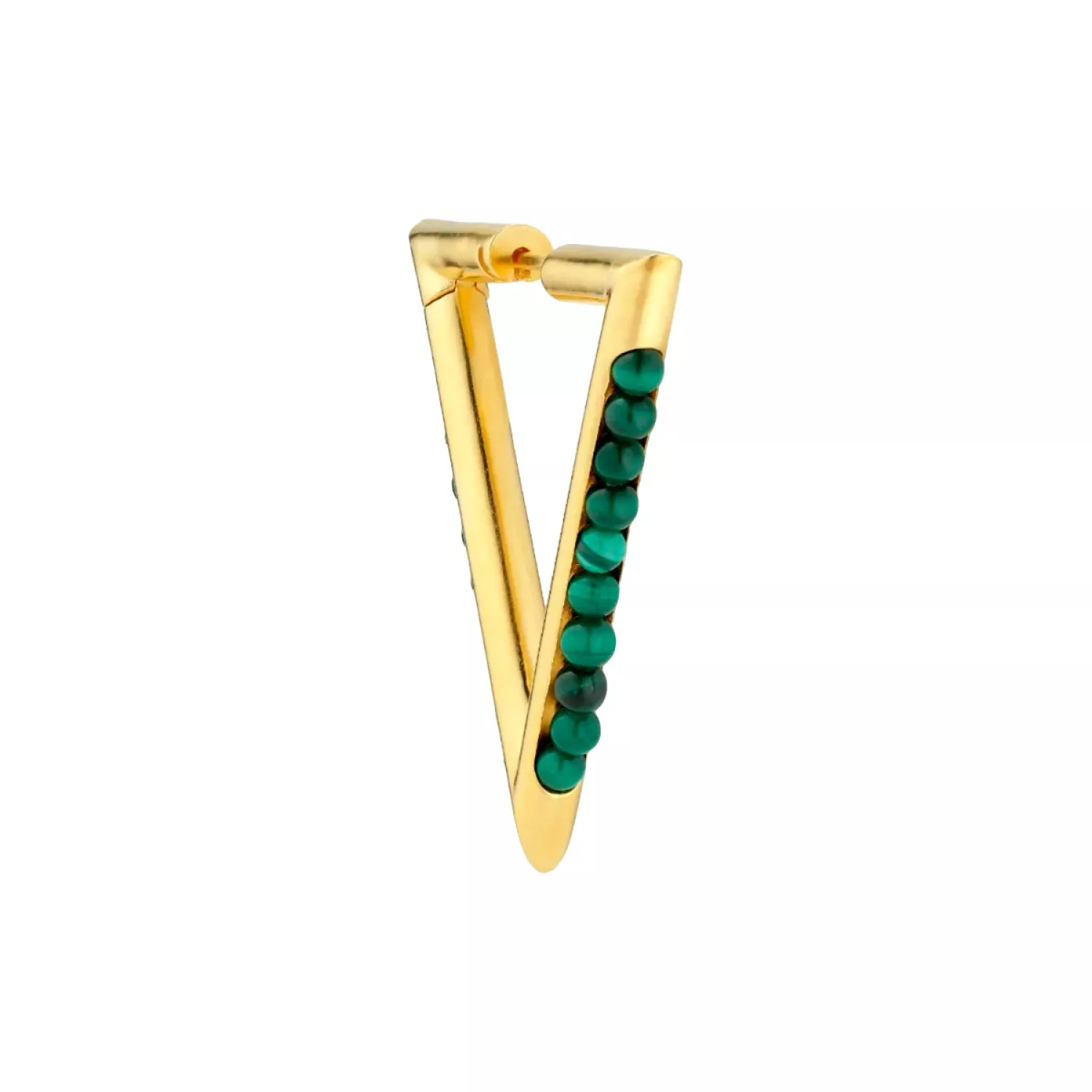 Jane Kønig Bermuda Ørering Single 18 kt. Forgyldt Sølv BTE02-SS22-G