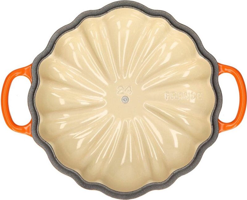 Le Creuset - Braadpan Signature - Pompoen - Oranjerood - Gietijzer - Ø 24 cm