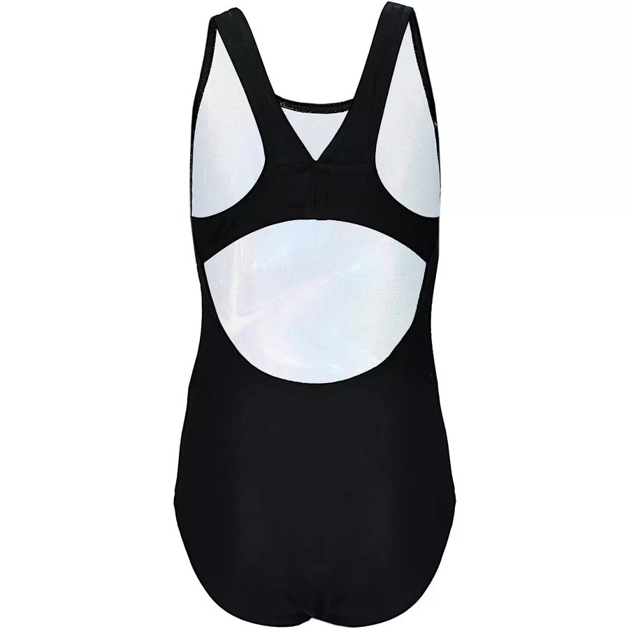 Aquarti Mädchen Badeanzug Chlorresistent Muscleback Wassersport schwarzblau