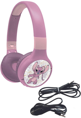 Disney Lilo & Stitch Angel 2-i-1 Bluetooth Hodetelefoner