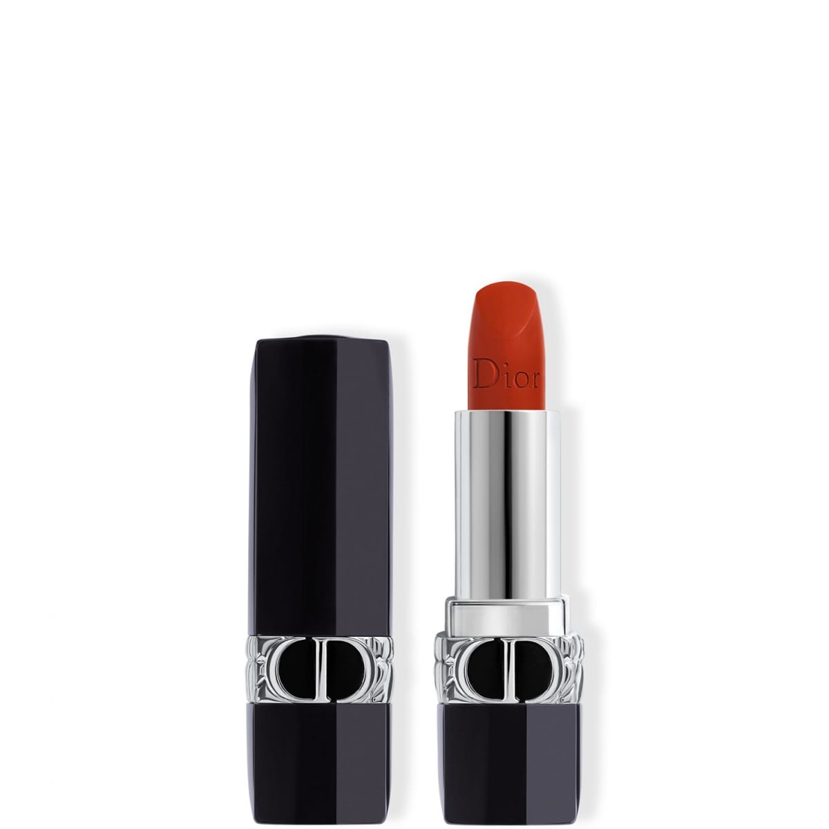 Rouge Dior Rouge Dior Rouge à Lèvres Rechargeable Couleur Couture, 4 finis : Satin, Mat, Métallique et Velours