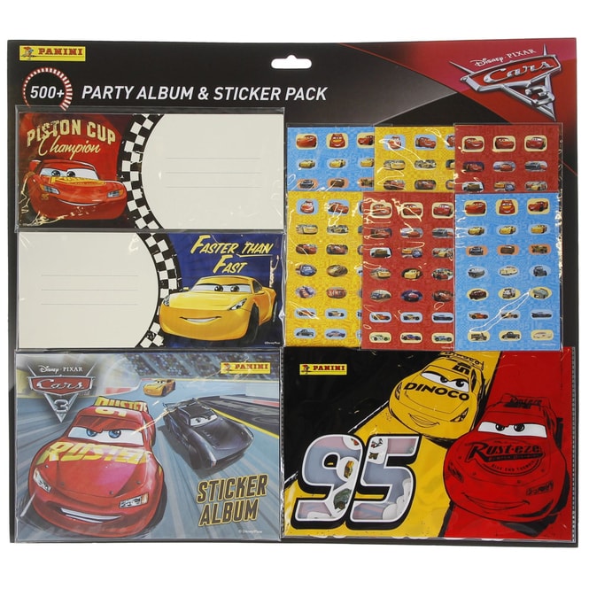 Disney Cars 3 - Mega Sticker Pack mit Album