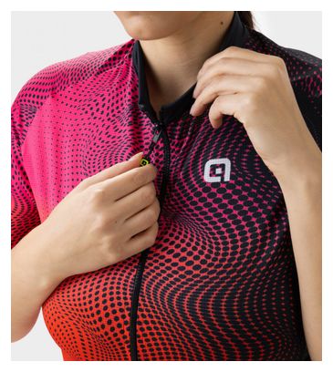 Maillot Manches Courtes Femme Alé Circus Rose