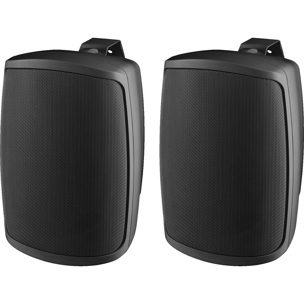 Monacor WALL-05T/SW passieve tweeweg 100 Volt luidsprekerset zwart