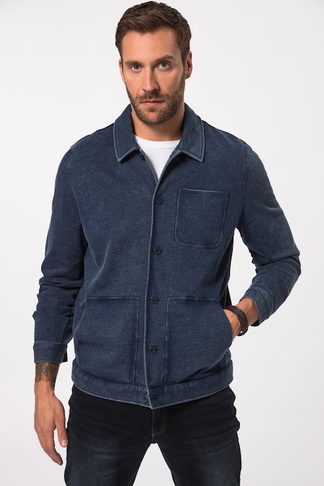 Sweatjacke, Workerstyle, Vintage Look, bis 8 XL