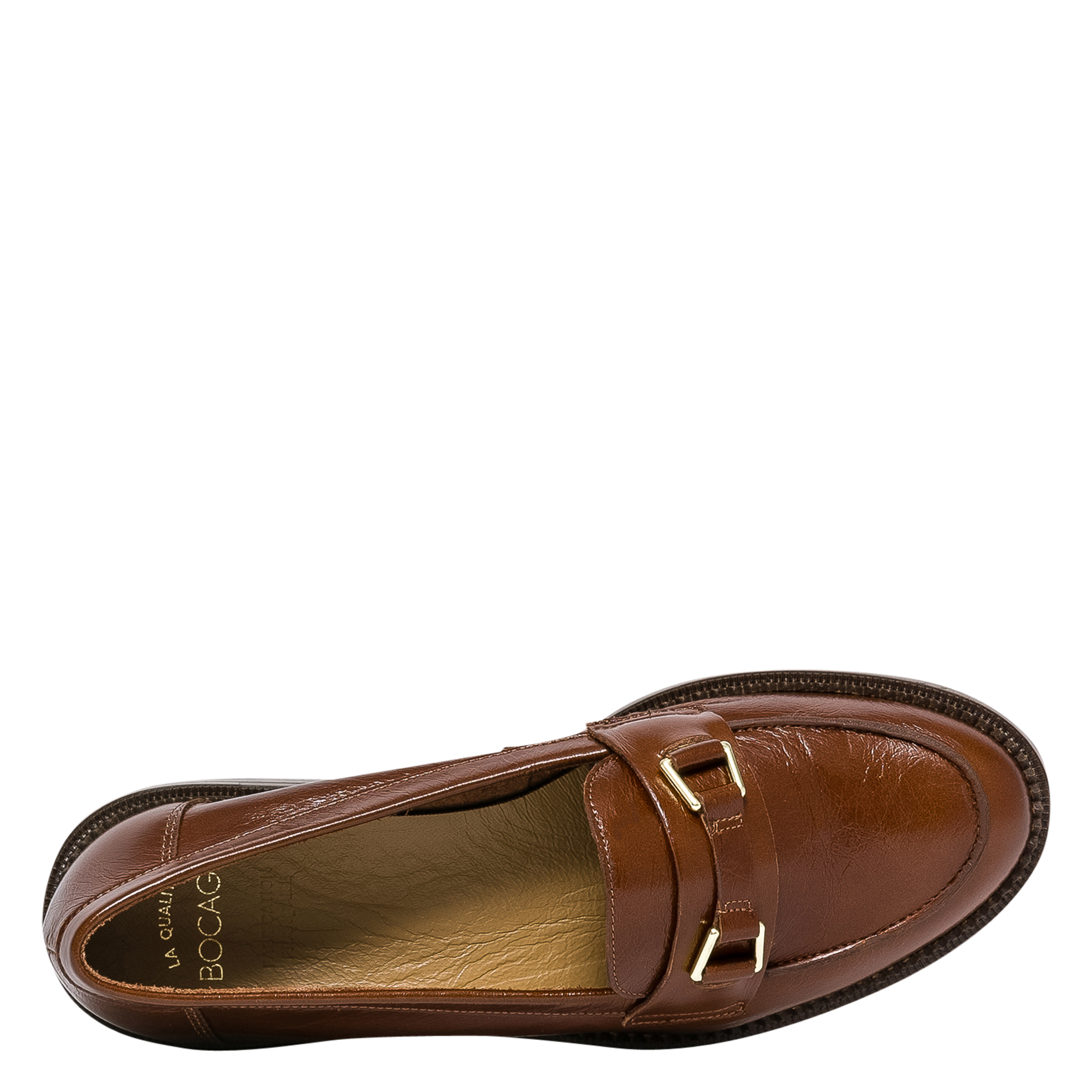 ALANNA - Mocassins en cuir | Marron