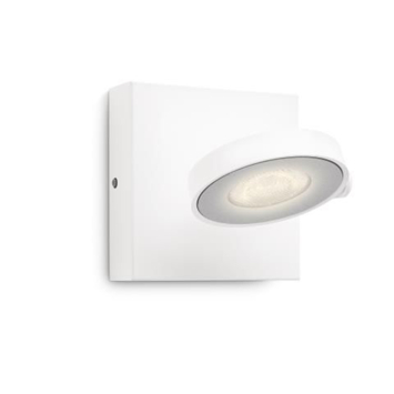 Philips opbouwspot Clockwork wit incl. WarmGlow LED-lichtbron