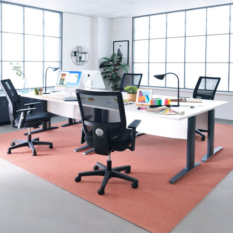 Bureau Excellens piètement L métal Bruneau