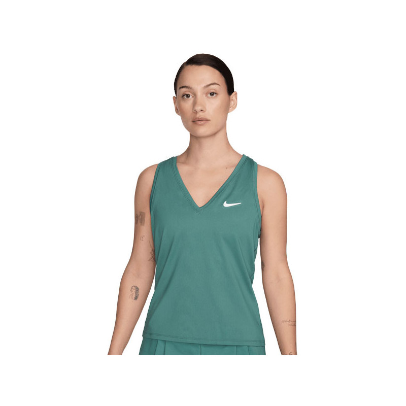 Débardeur femme Nike Court Victory Vert