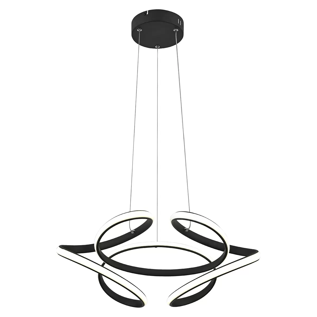 LED-Pendelleuchte Lilian Schwarz