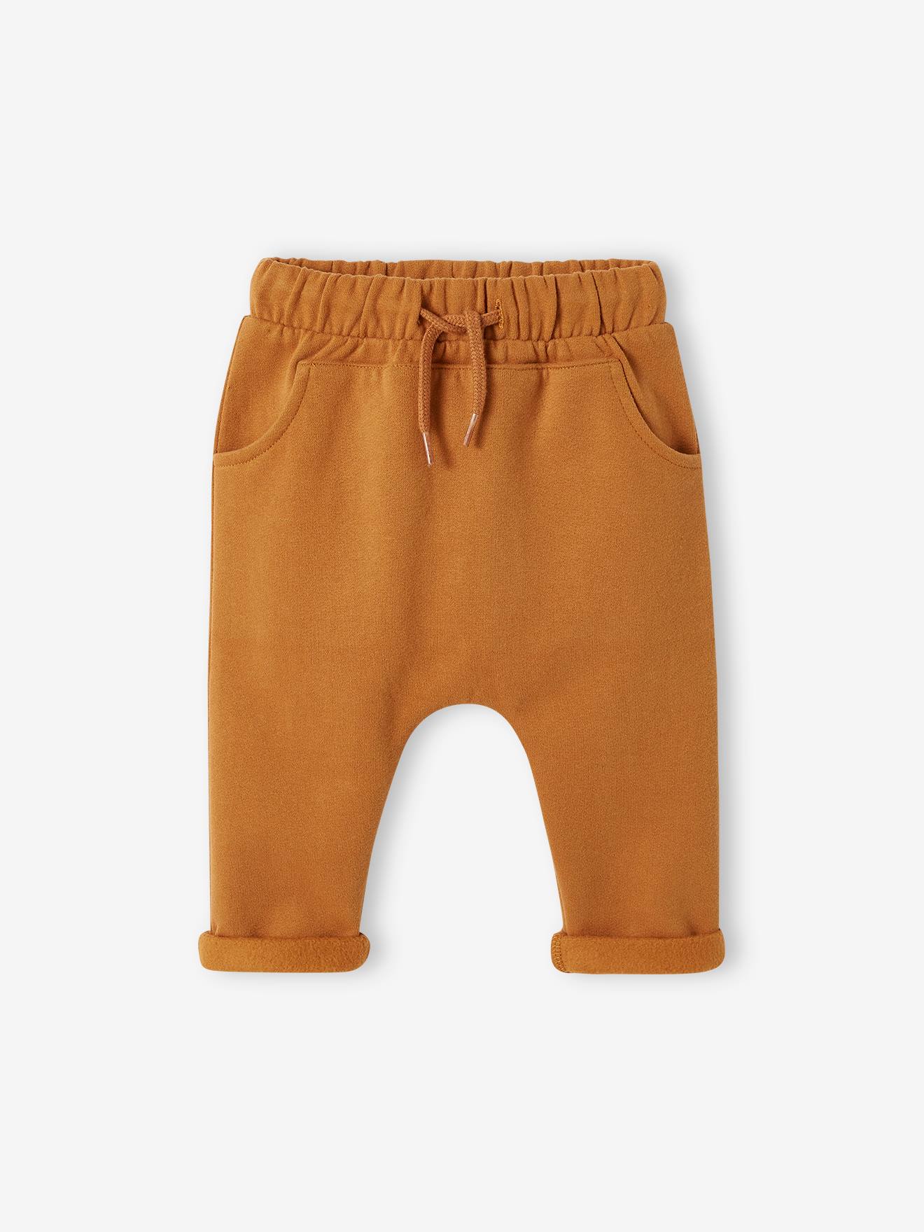 Conjunto para bebê: camiseta personalizável + calça de fleece com estampa de doces