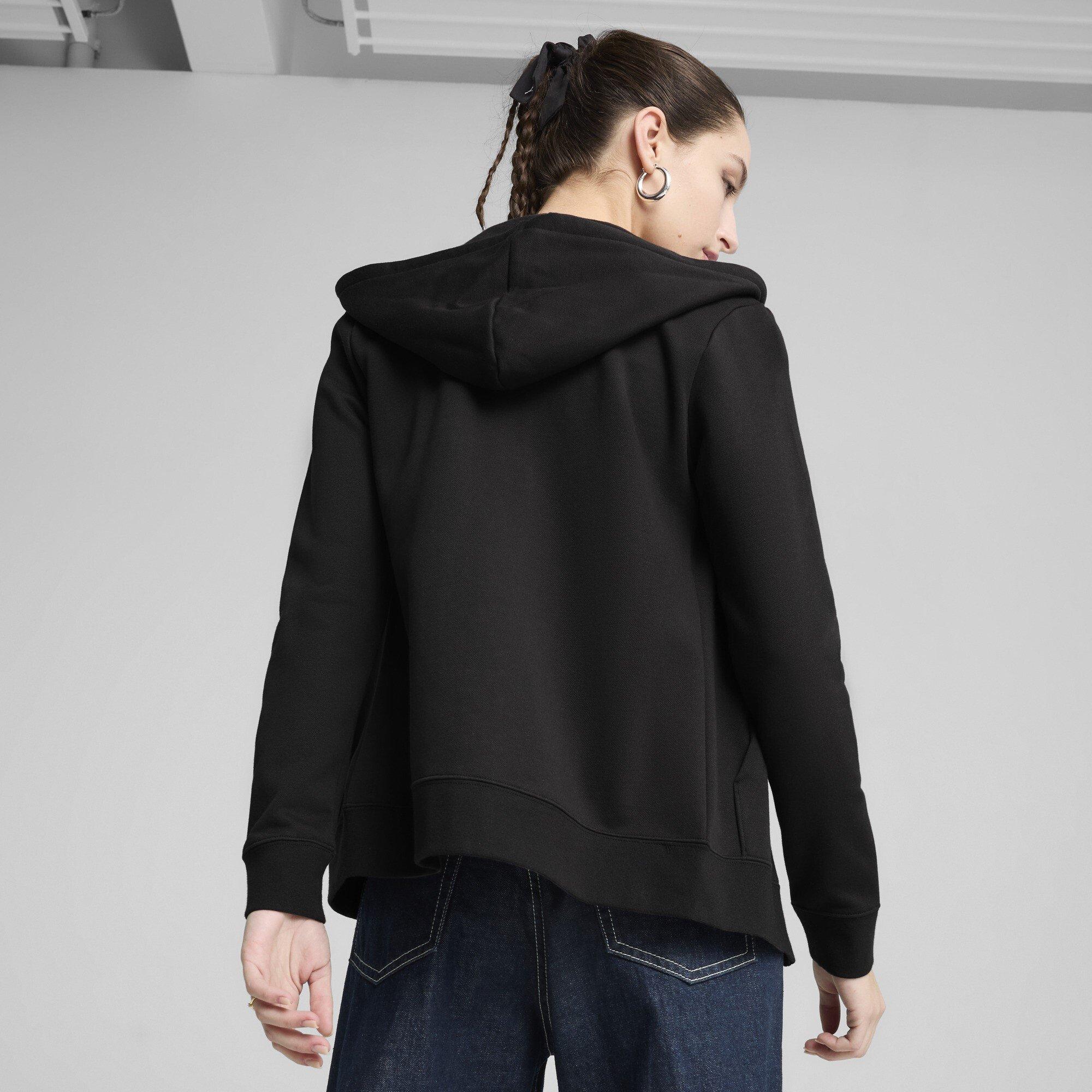 Puma Single Cat Full Zip Hoodie Womens
