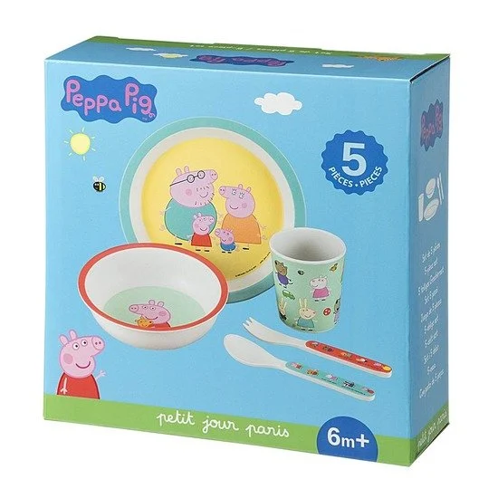 Coffret cadeau 5 pièces   Peppa Pig        de               Petit Jour Paris
