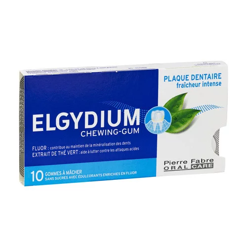 Chewing gum - antiplaque Elgydium - 10 unités