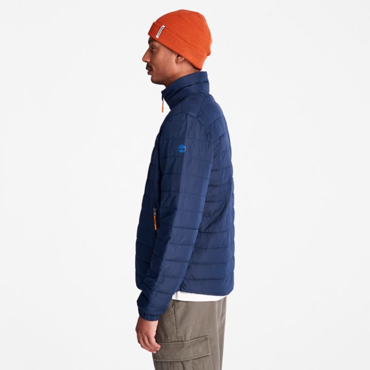 Jaqueta acolchoada Axis Peak masculina na cor azul marinho