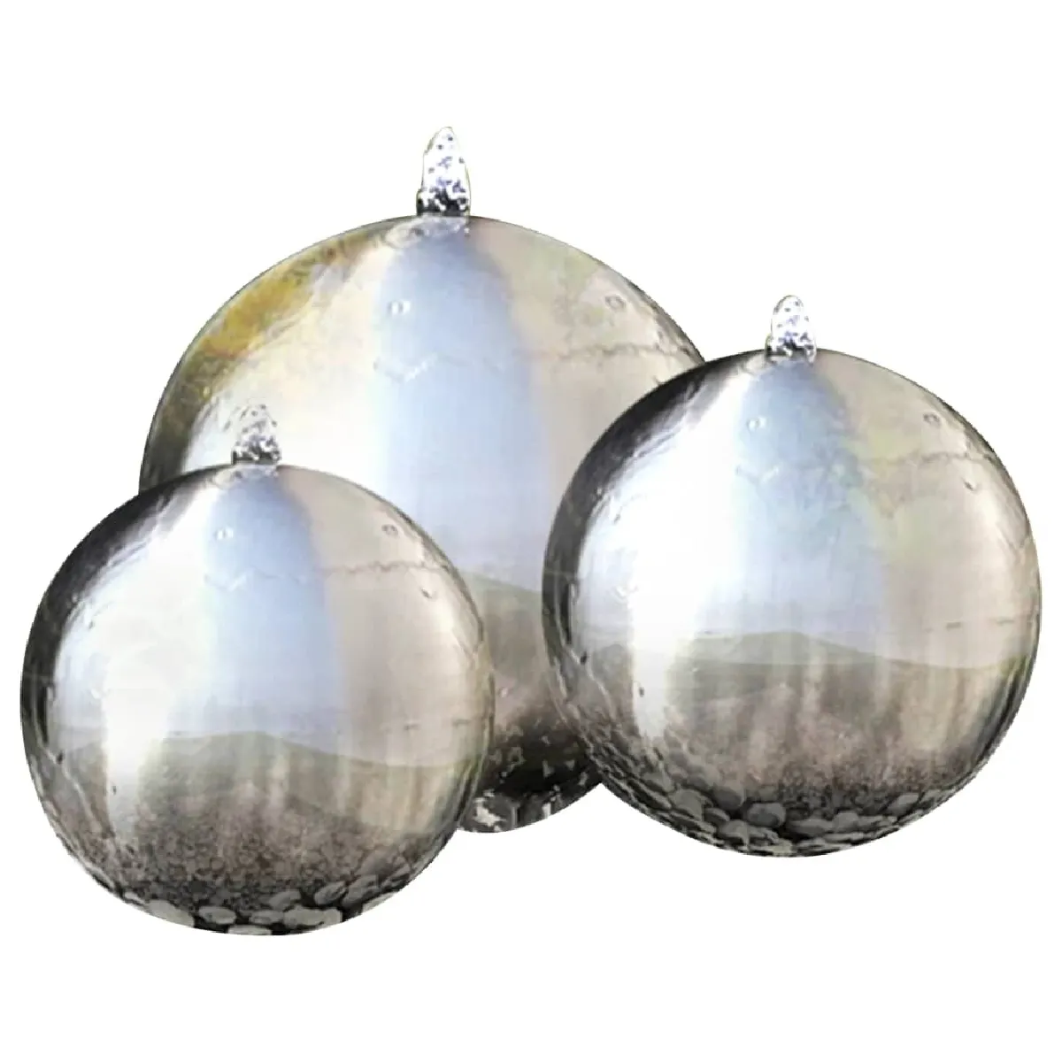 Decoshop26 Fontaine Boules DEC020770