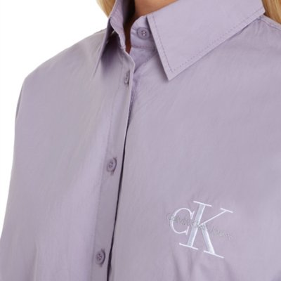 Chemise à manches longues femme Monologo Relaxed CALVIN KLEIN