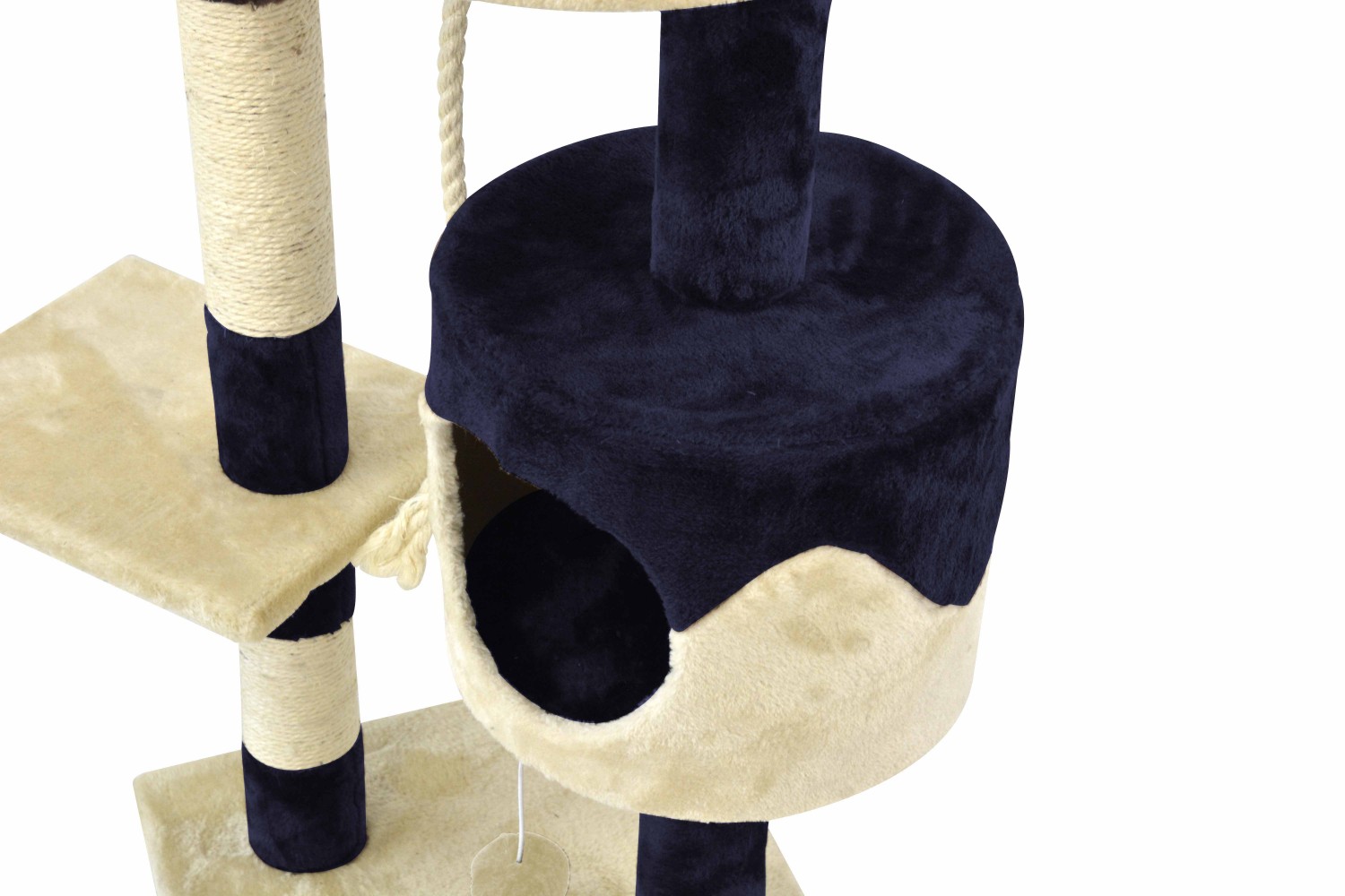 Katzenbaum BAGHIRA 112 cm blau/beige