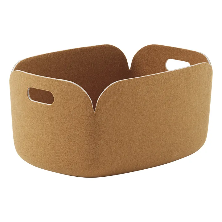 Muuto Panier de rangement Restore | Jaune moutarde