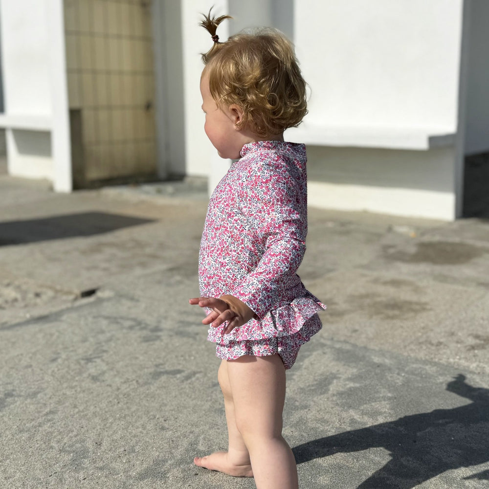 Køb Petit Crabe Wiltshire Bud Sydney Uv Badebluse L/S - Med Liberty© Stof