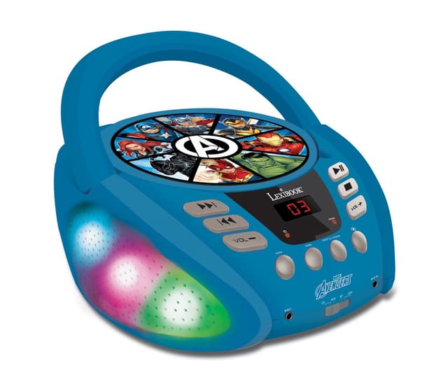 Avengers Bluetooth CD afspiller med lyseffekter