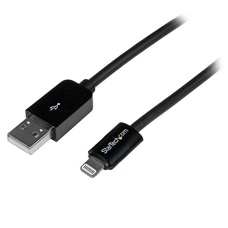 StarTech.com Cable Apple Lightning vers USB de 3m - Noir
