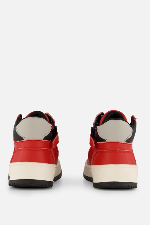 Shoesme Sneakers rood Leer
