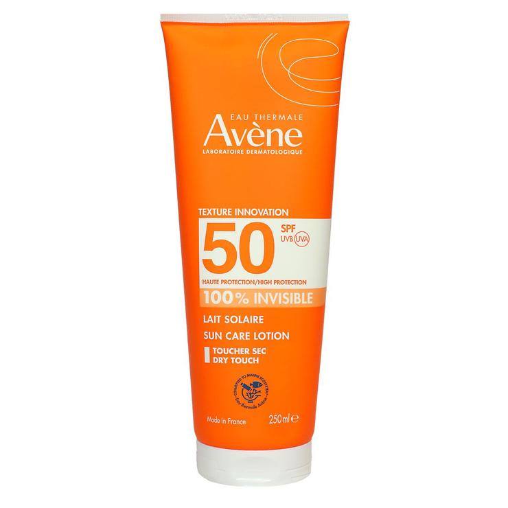 Solaire très haute protection lait toucher sec SPF50+ 250ml