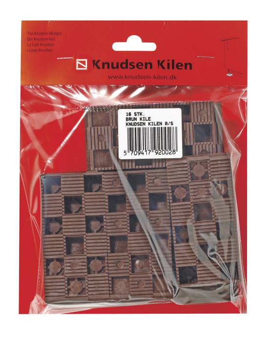 Knudsen Kilen brun kile - 16 stk.
