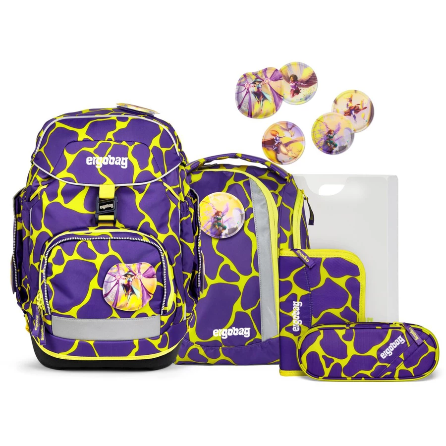 Ergobag Pack Lumi - Schulrucksack Set 6tlg. Modell 2024 SuBärkraft