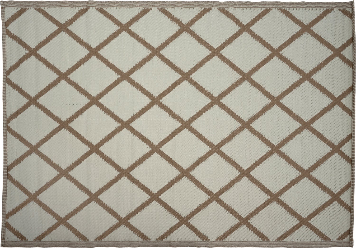 Intratuin buitenkleed Donna bruin / beige 150 x 210 cm