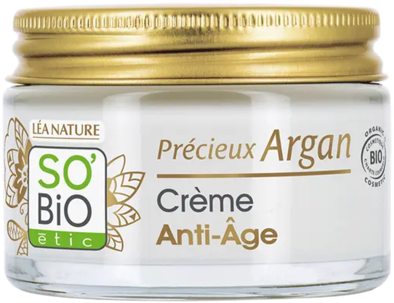 LÉA NATURE SO BiO étic  Argan Anti-Aging Tagescreme, 50 ml