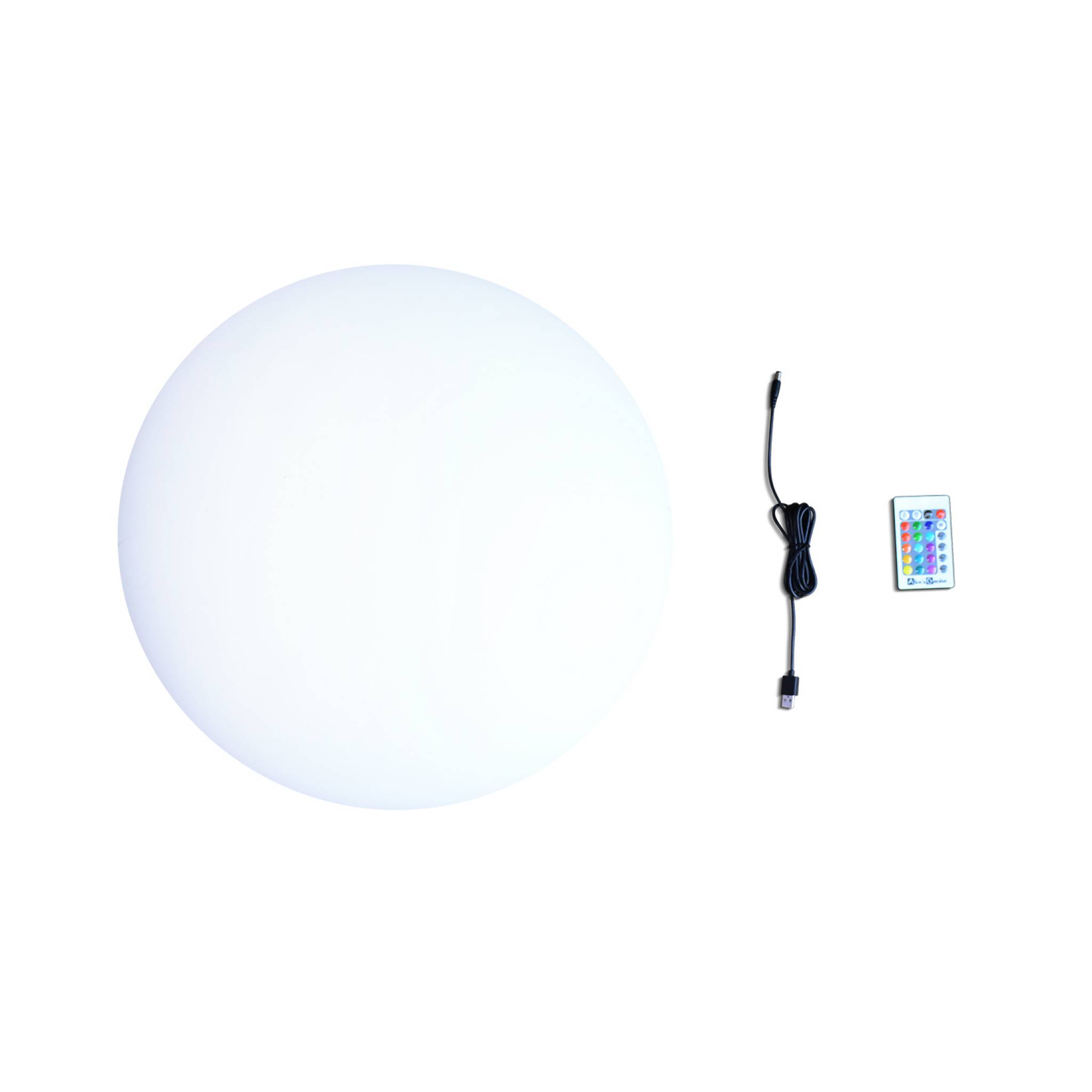 Boule led 40cm - sphère décorative lumineuse. 16 couleurs. Ø 40cm