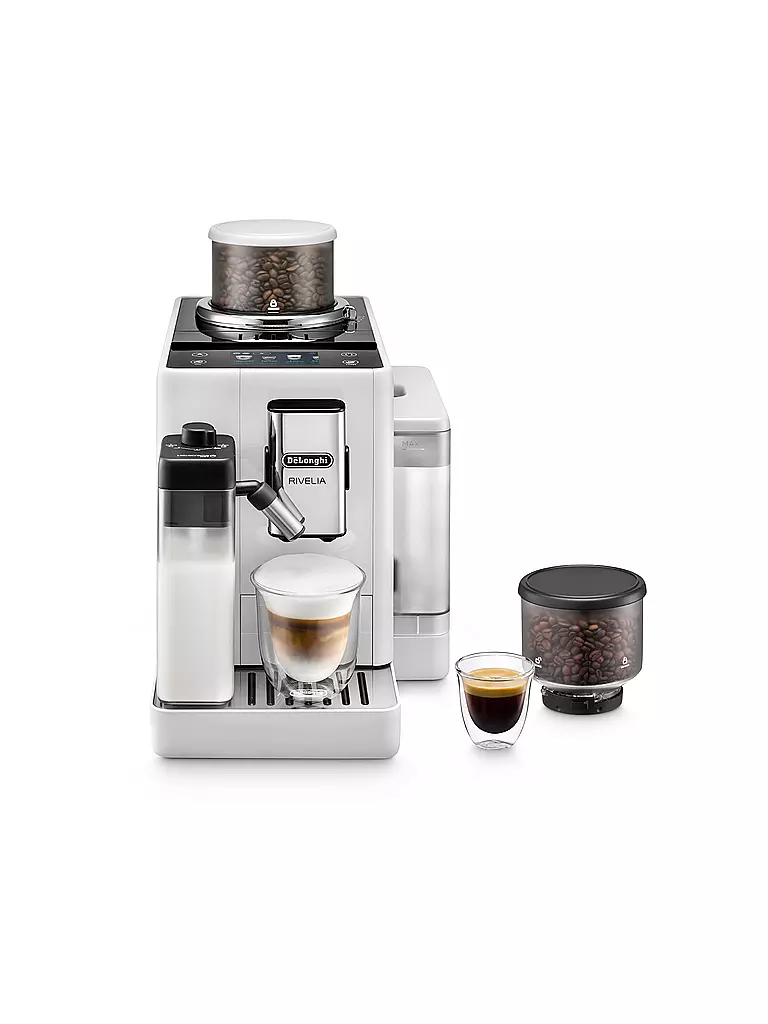 DELONGHI Vollautomat RIVELIA EXAM440.55.W Weiss weiss