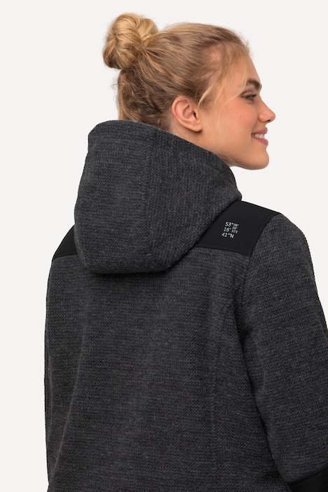 Funktions-Fleecejacke, wasserabweisend, Daumenloch