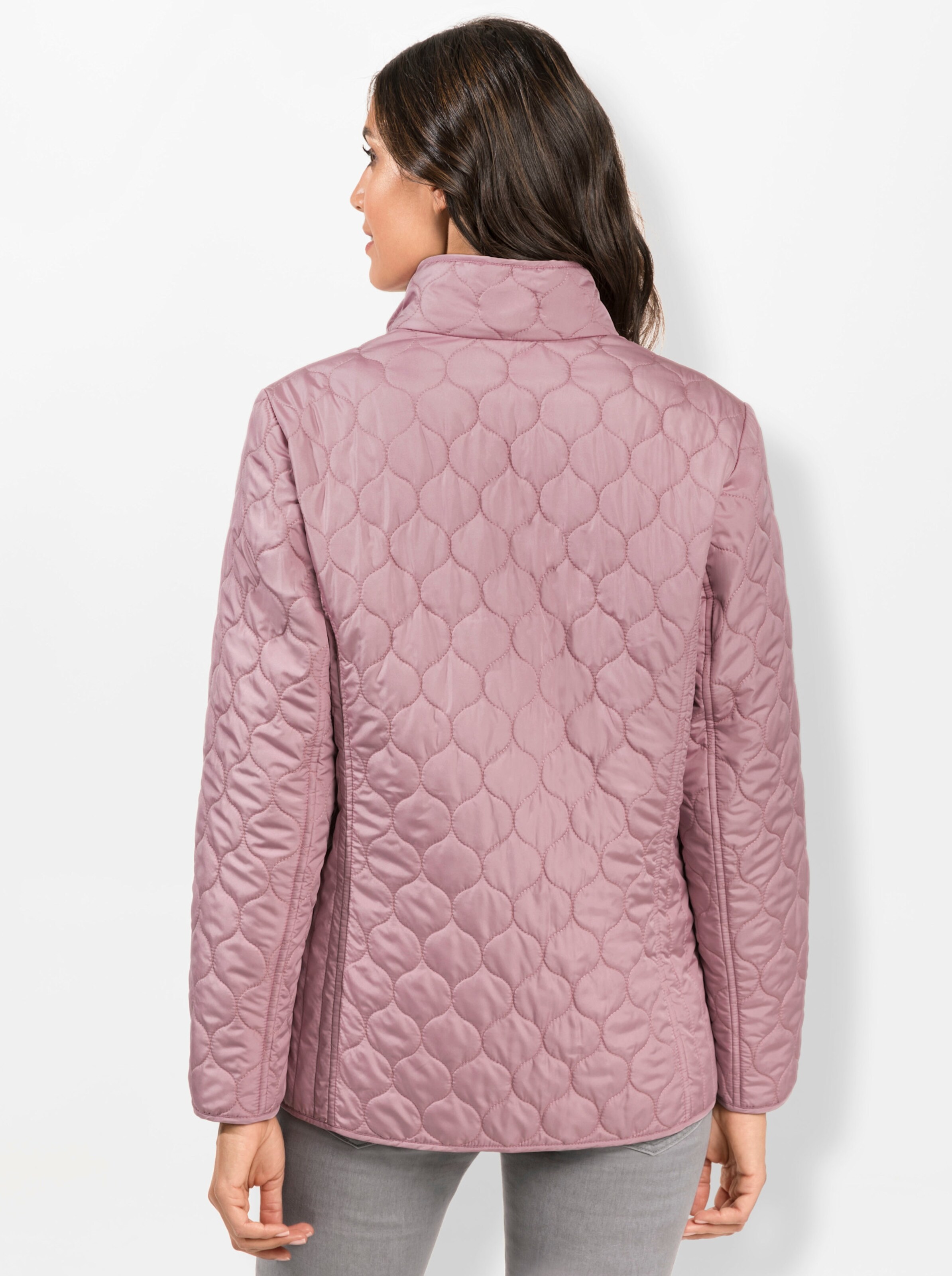 Steppjacke in hortensie
