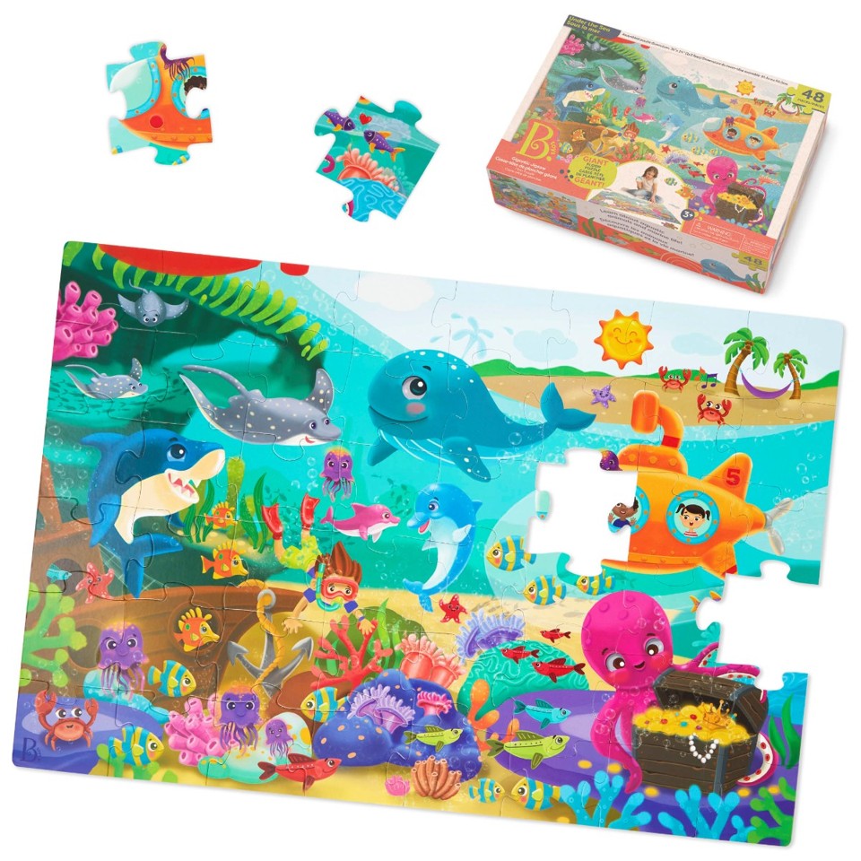 B Toys - B Gulvpuslespil - Under havet