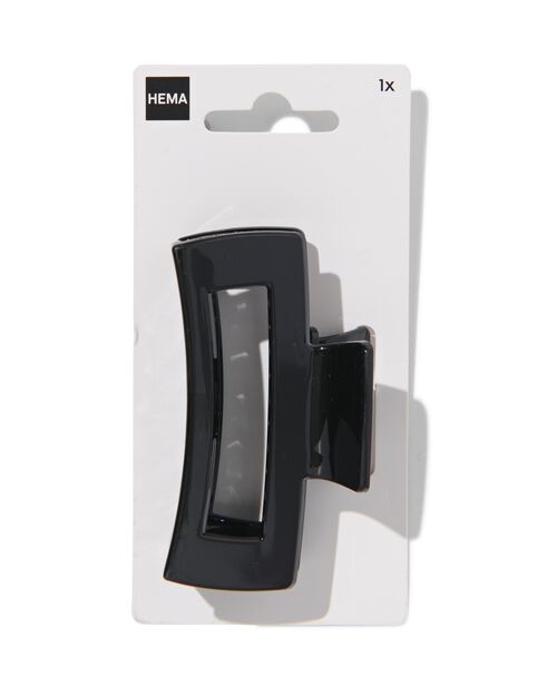 pince à cheveux carrée 8cm noir