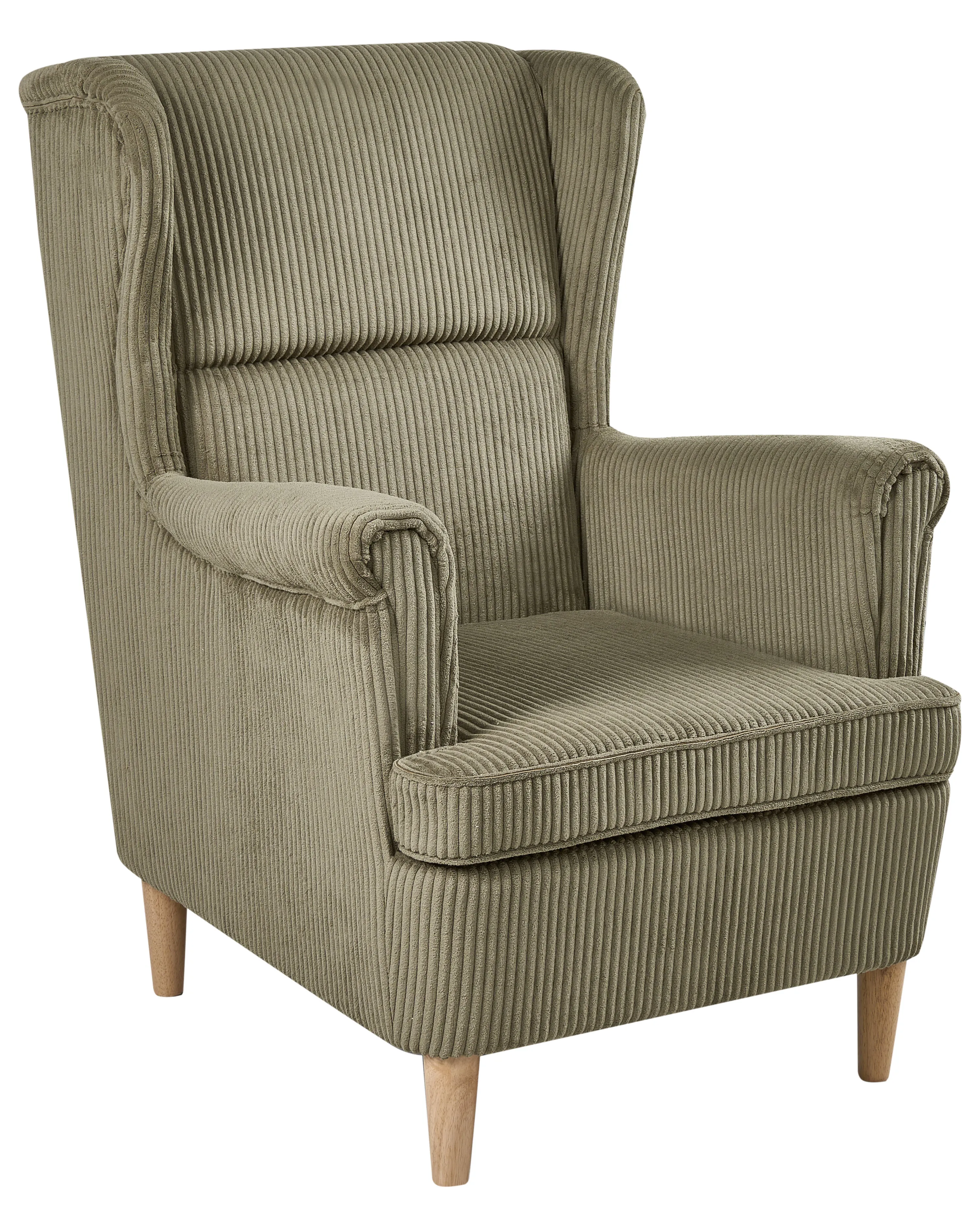 Oorfauteuil ABSON Corduroy Groen