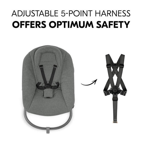 Transat Alpha Bouncer premium - Gris foncé - HAUCK