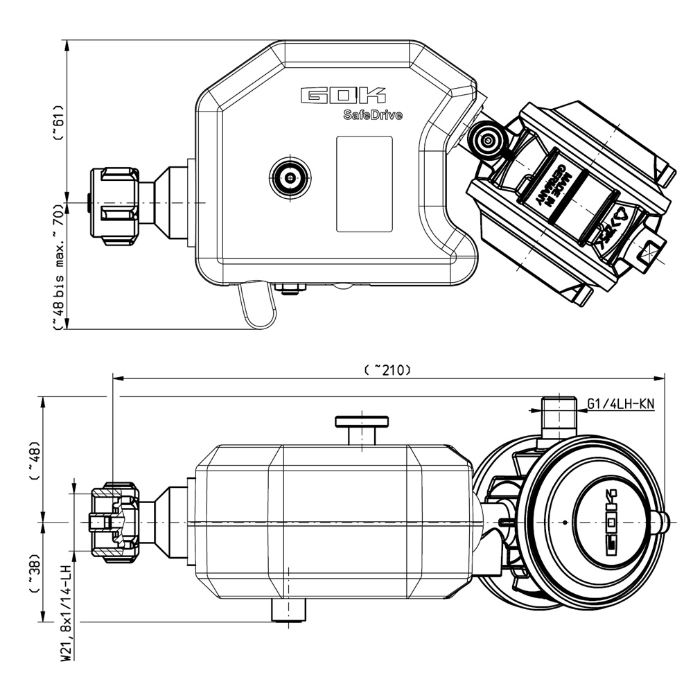 Inverseur détendeur gaz Caramatic SafeDrive G2 GOK