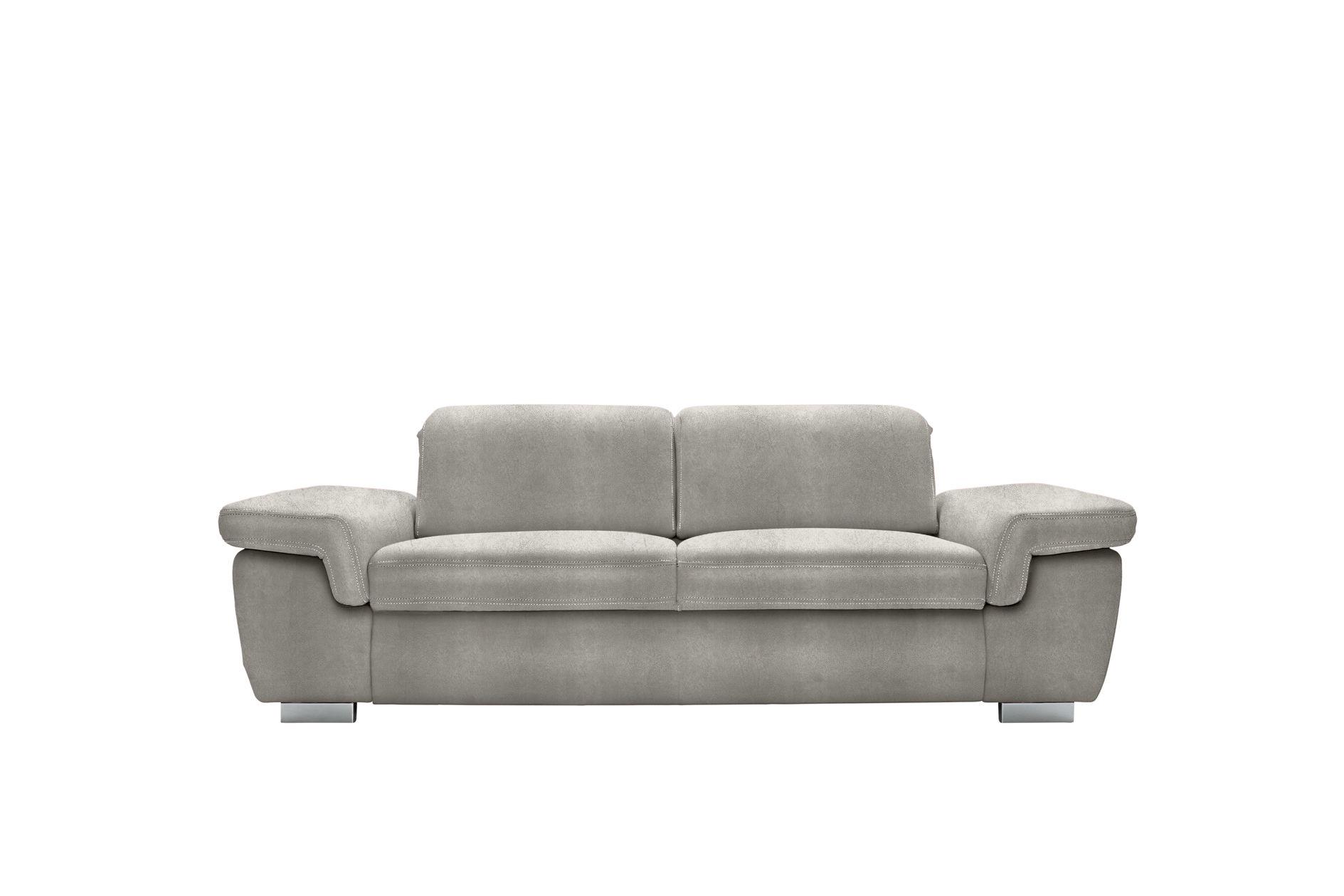 polsterpower 3-Sitzer Boxspringsofa - Saddle alu - Basismodell