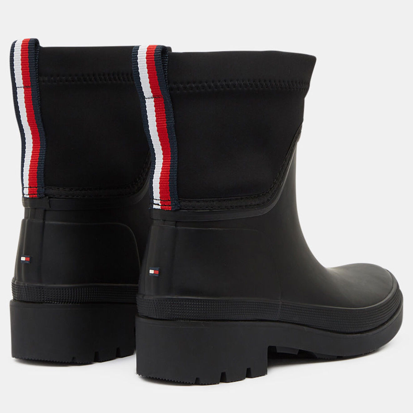 Tommy Hilfiger Boots en Caoutchouc Rainboot doublure polaire noires