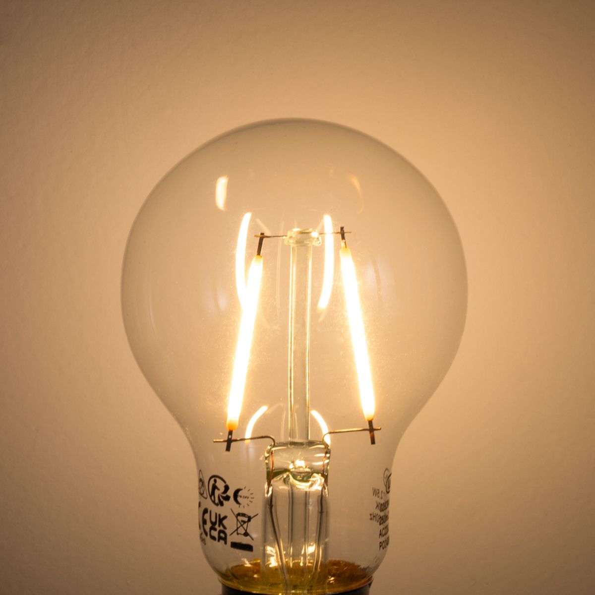 E27 LED lamp A60 schemersensor 2,5W 250 lm 2200K