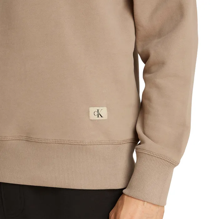 Calvin Klein Woven Label Crewneck Sweater Heren